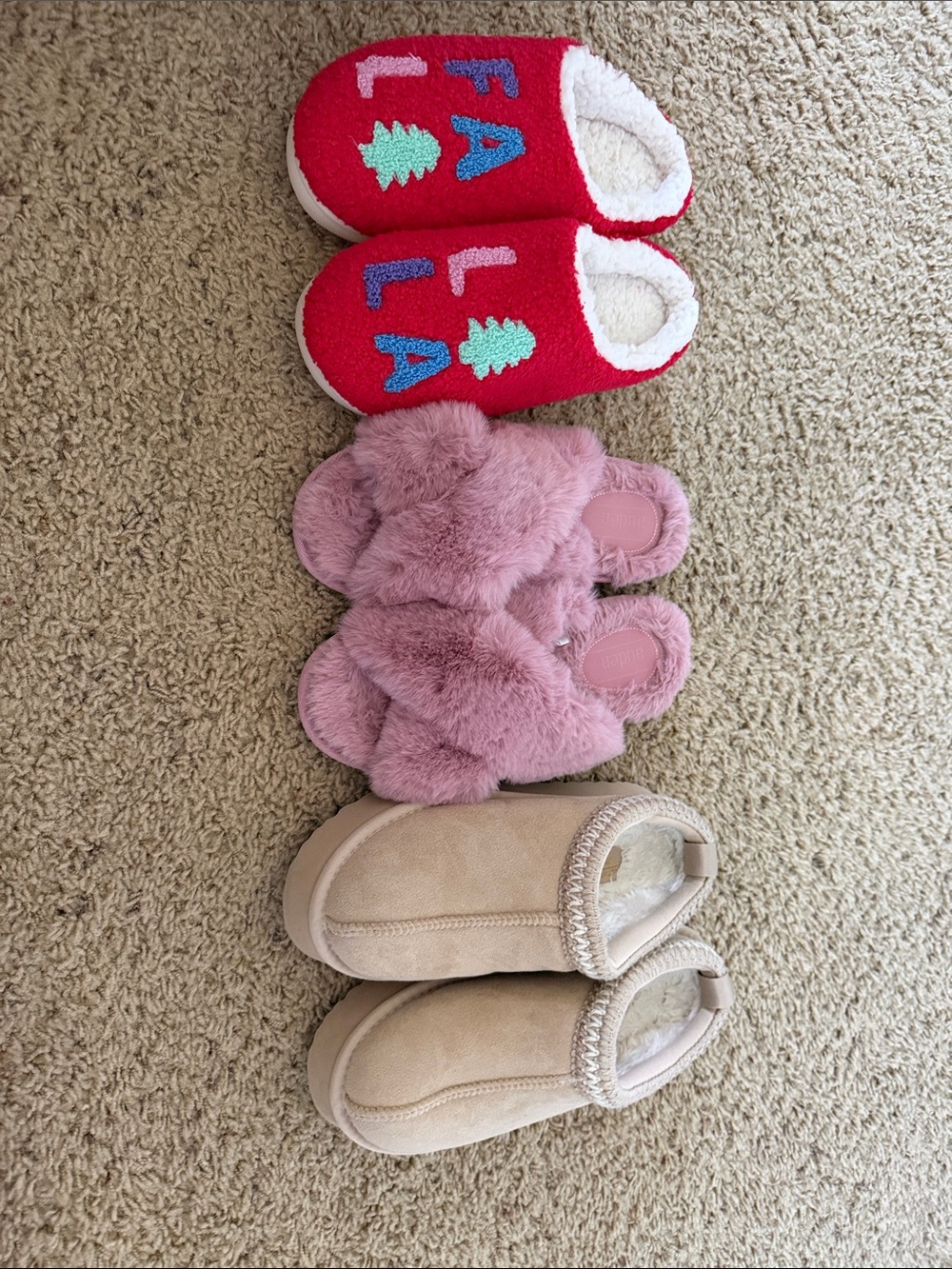 Women’s 3 pairs of slippers